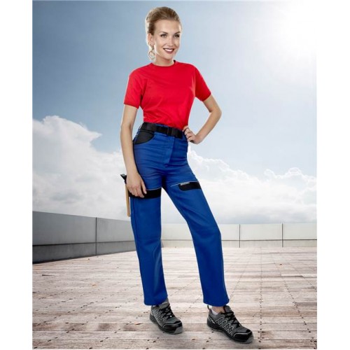 Dámske montérkové nohavice do pása ARDON COOL TREND, modro-čierna Dámske montérkové nohavice do pása ARDON COOL TREND, modro-čierna